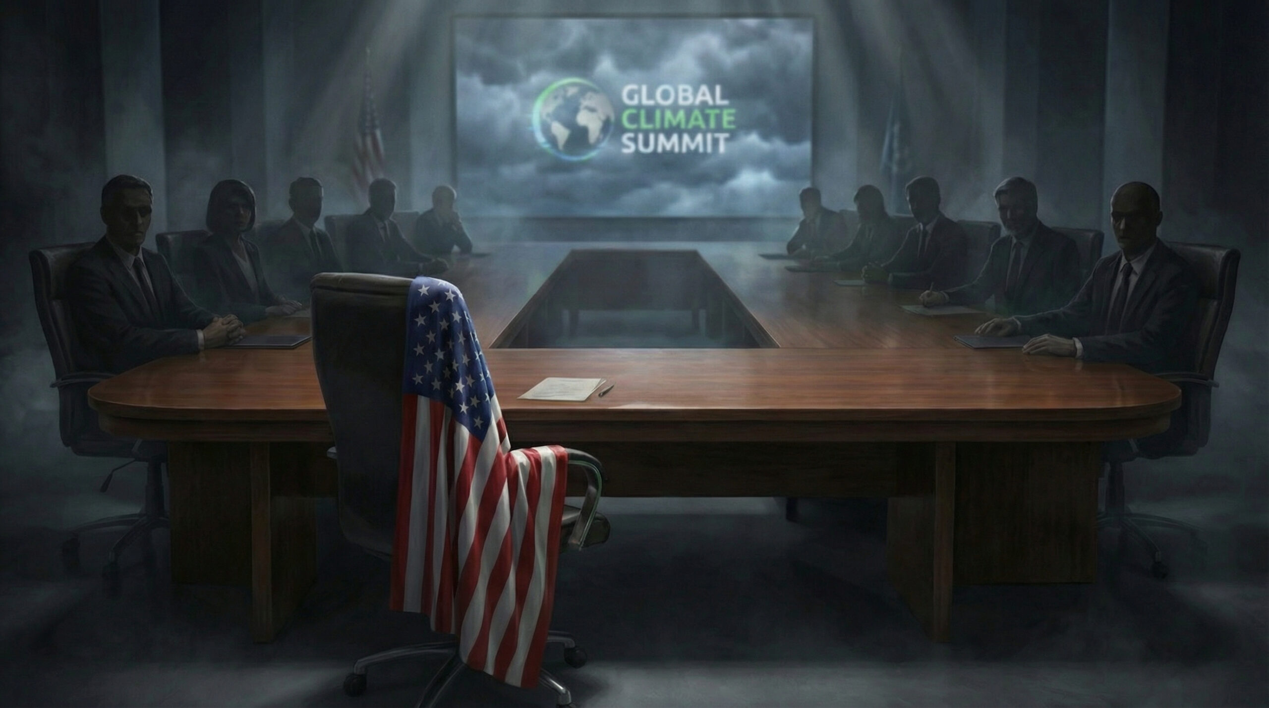 freepik an empty chair with the us flag at a global climat 95270 scaled