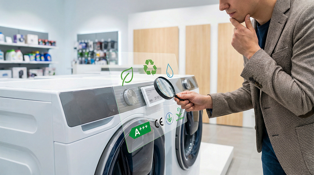 freepik consumer looking at a price tag on an appliance ov 11791 site