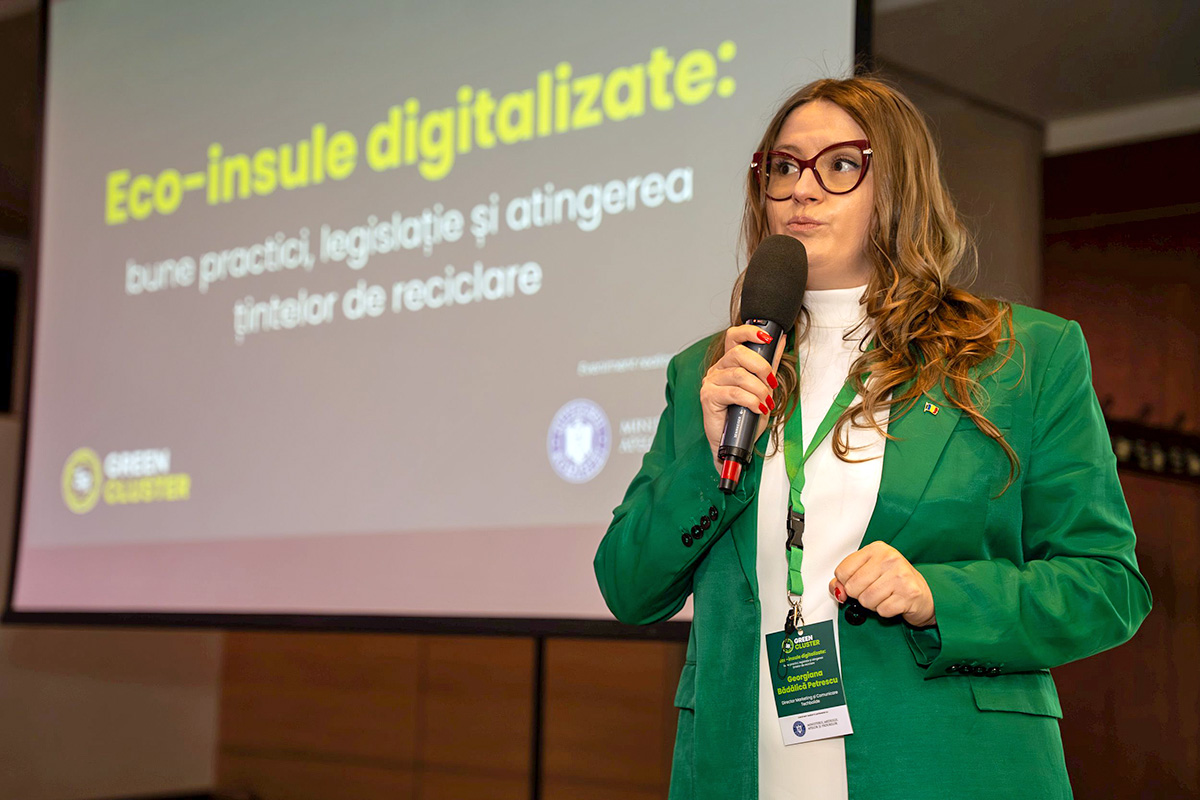 Continuitatea operării eco-insulelor digitalizate este esențială pentru atingerea țintelor de reciclare ale României 6 Georgiana Badalica Marketing and Comms. Director TechBolide site