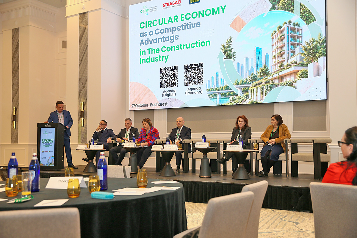 „Economia Circulară ca Avantaj Competitiv în Industria Construcțiilor“, o conferință CERC 1 AH4W1066 site